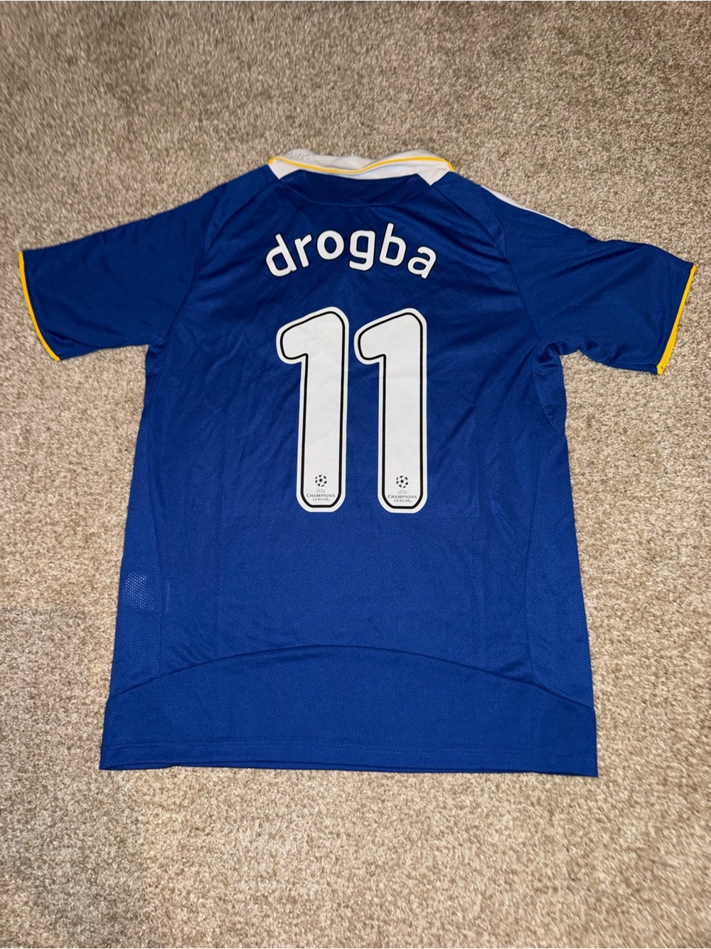 Adidas Chelsea 2007/2008 Drogba #11 Men’s Retro Home Soccer Jersey 🆕